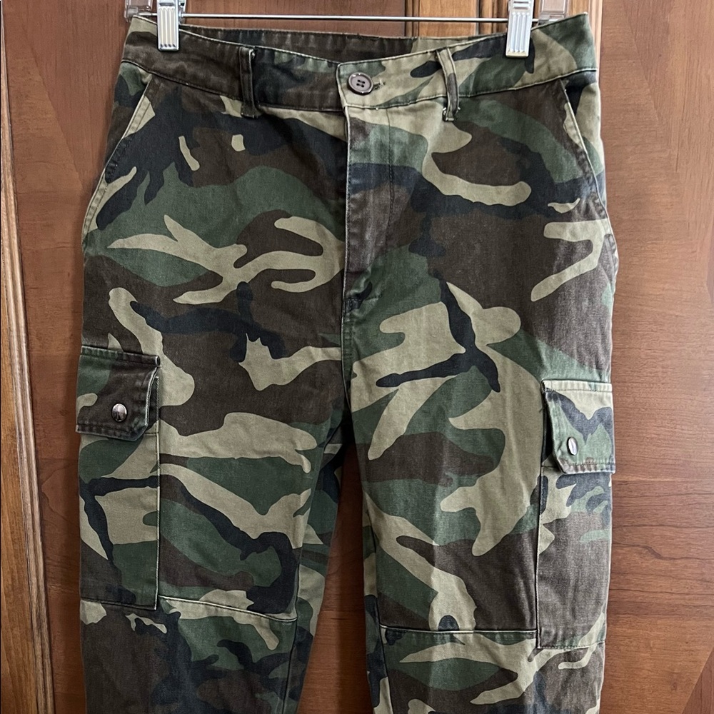 Camo Cargo Jogger Jeans